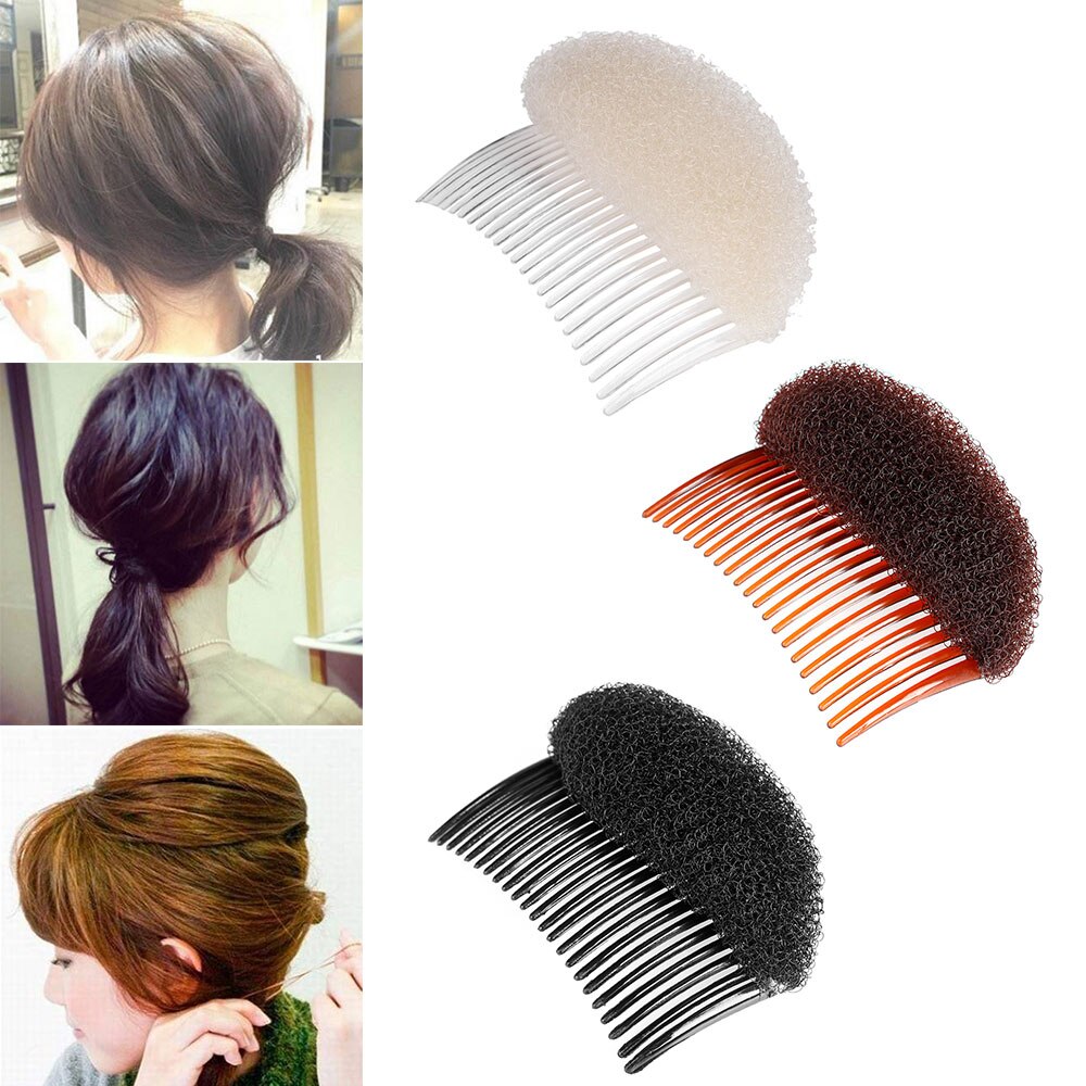 1PC Tragbare Modellierung Flauschigen Schwamm Clip Stick Haar Modellierung Geflecht Werkzeug Frauen Brötchen Maker Haar Styling Zubehör Heißer