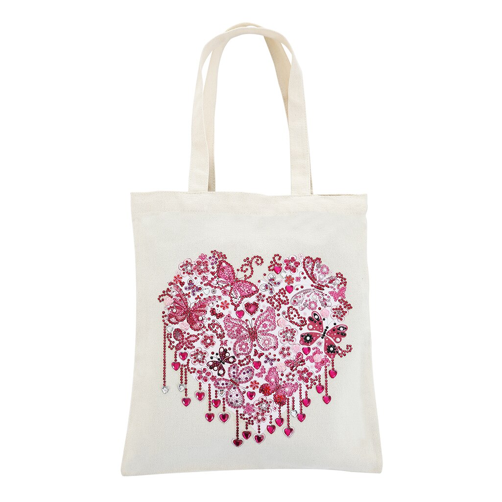 Diamant Schilderen Tote Bag Herbruikbare Duurzaam Diy Diamant Art Handtas Opvouwbare Opbergtas Kruissteek Borduren Kit Art Craft: 1PCS-I