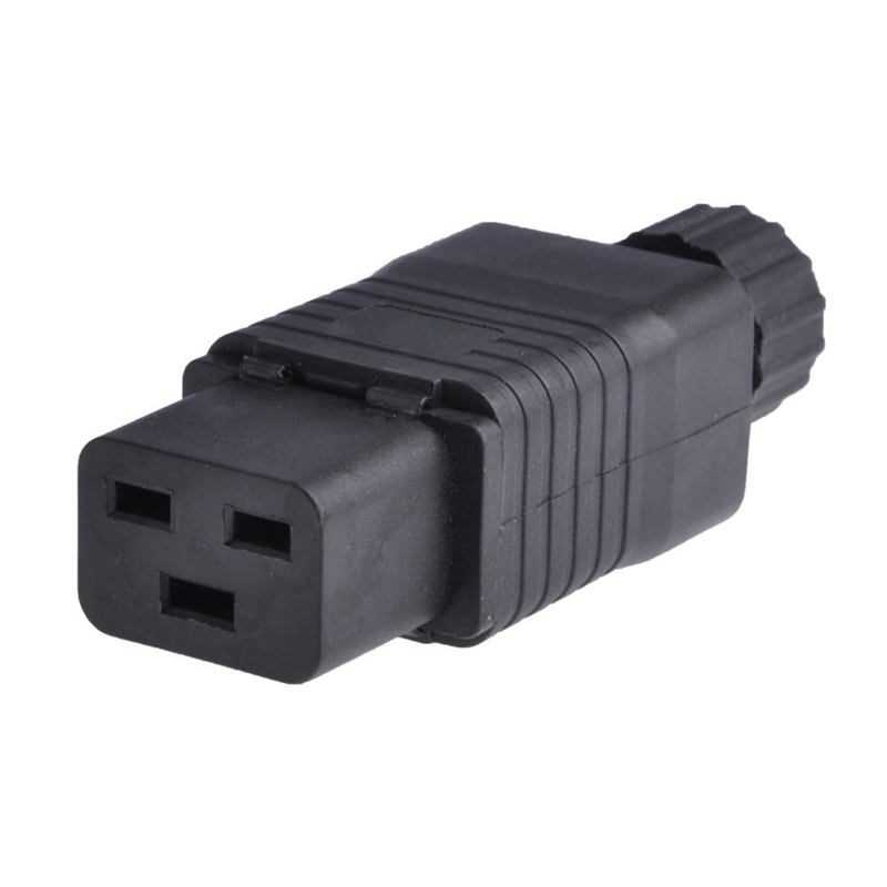 IEC 320 C19 Weibliche AC Buchse, EN 60320 C19 16A 250V 20A/125V AC Energie Stecker, IEC C19 Kabelmontage DIY Buchse, c19 Schraube sperren AC