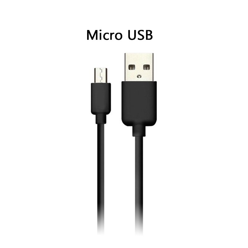 Lighting Accessories Charging Cable Wire Charger The Battery Or Flashlight For Rechargeable Headlamp Torch Universal Usb Dc3.5: Black Micro usb