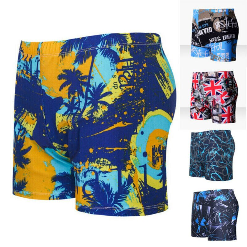 UK Men Beach Swim Jammers Short Beach Swimwear Swimming Trunks Underwear Surf Boxer Brief Pant