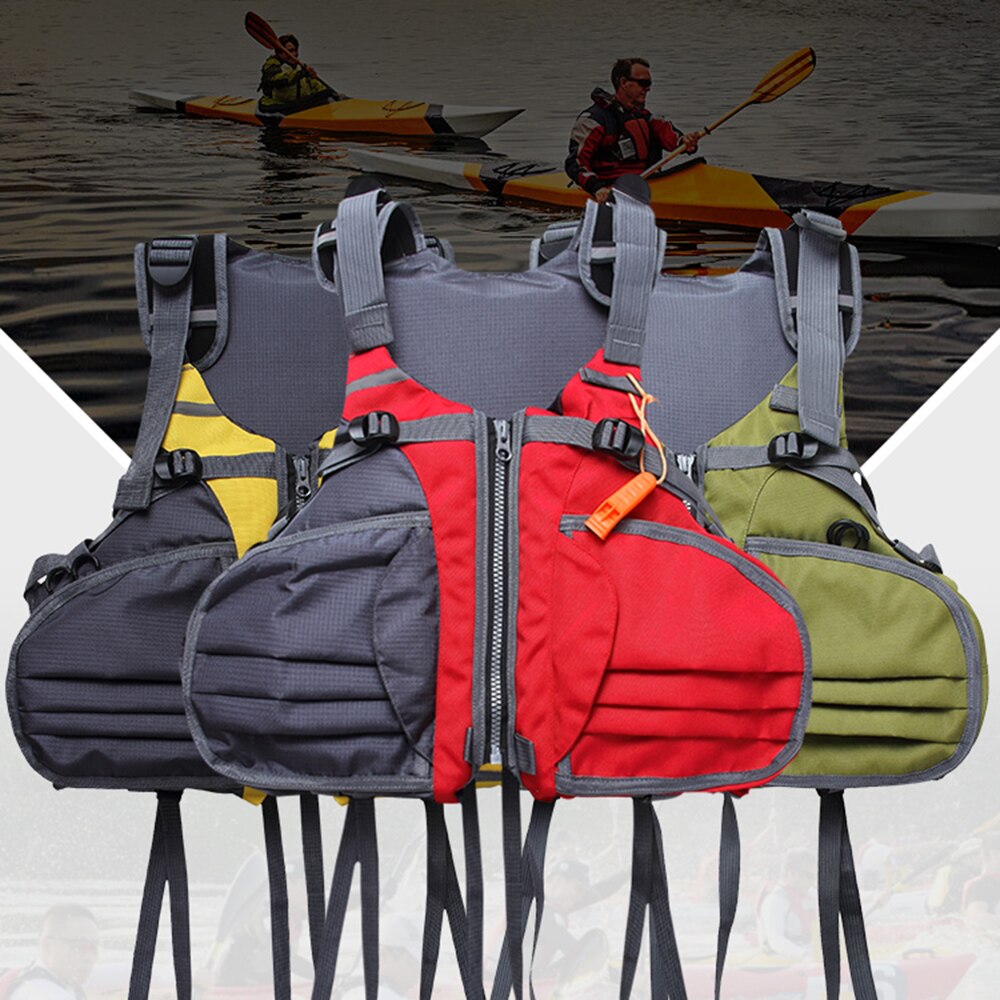 Life jacket adult swimming kayak rowing rafting buoyancy vest universal men and women water sports fishing safety life jacket