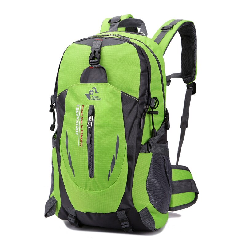 30L Sport Bag Mountain Climbing Package Travel Climbing Backpack Waterproof Large-capacity Outdoor Camping Backpack: Green