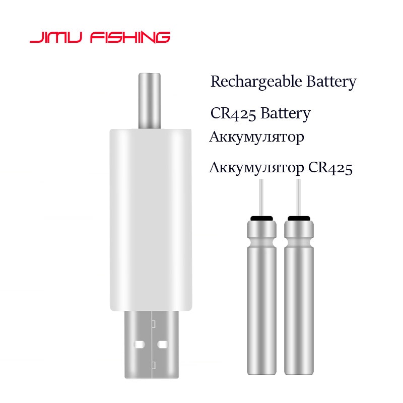 Oplaadbare CR425 Batterij Match Usb Geschikt Voor Multi Apparaten Professionele Lichtgevende Visdobbers Accu Opladen