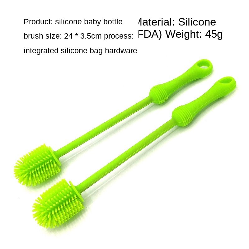 1/pc multifuncional garrafa de silicone escova de copo de água de silicone escova de garrafa de bebê colitas para el pelo de garrafas de bebê conjunto