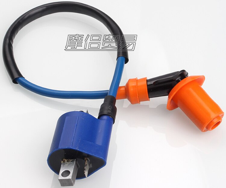 Racing Ignition Coil Gy6 50cc 125cc 150cc 250cc Scooter Moped High Performance Ignition Coil for Motorcycle Easy to Install