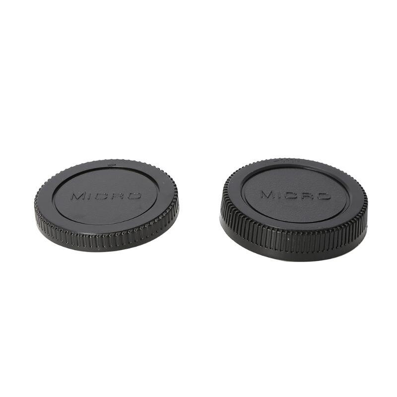 Osłona korpusu aparatu osłona tylnej osłony obiektywu osłona przeciwpyłowa z tworzywa sztucznego do mocowania Olympus Panasonic Micro 4/3