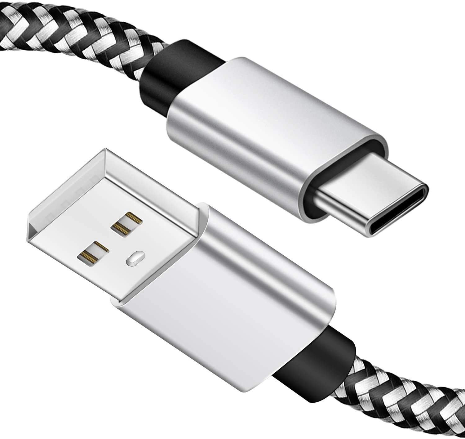 MAXCURY USB Typ C Schnelle Ladung Datum synchronisieren Kabel für Gopro Held5/6/7/8/9 USB C extra Lange 10ft kabel für Gopro Held Gopro Max: weiß / 1m