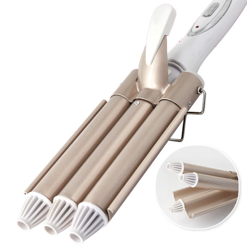 curling iron Three rod curling iron Perm styling tool Hairdressing pliers Slat corrugated curling iron Electric cur
