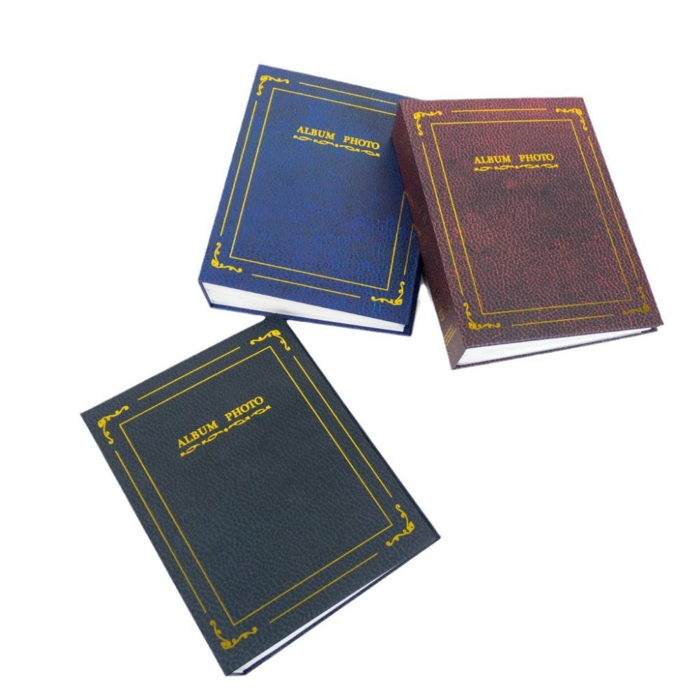 Nuevos álbumes de fotos artísticos de 6 pulgadas, familia, 100 fotos, 10x15Cm, almacenamiento de fotos de imágenes, cubierta de PU Retro clásica, colección de álbumes intersticiales