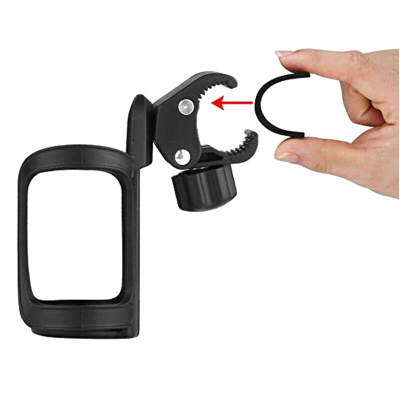 Baby Kinderwagen Zubehör Kinderwagen Cup Halter für Milch Flaschen Universal 360 Drehbare Kinderwagen Warenkorb Tasse Rack für Kinderwagen Wagen