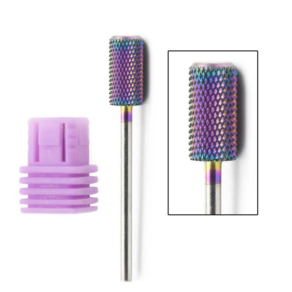 Nail Sander Ceramic Nail Drill Bit Set of 7 Nail Drill Professional Tools Removal Gel for Manicure Pedicure Home Use