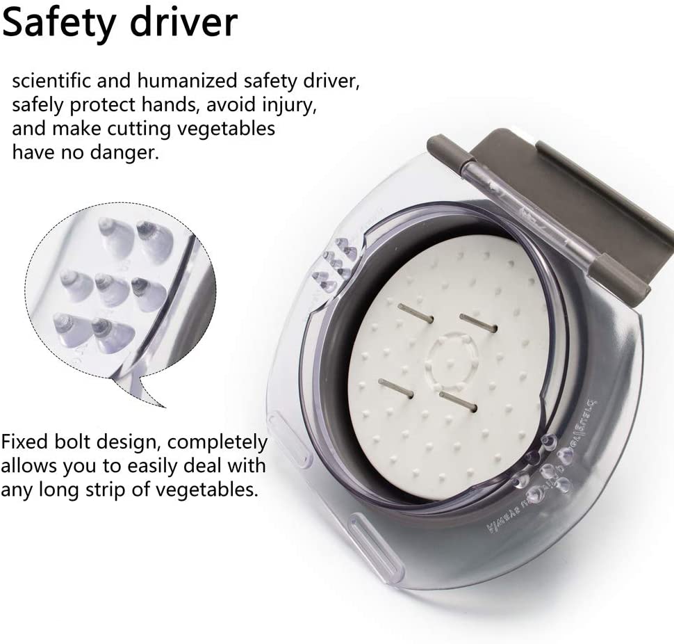 Mandoline Slicer 18 Types Adjustable Vegetable Juliennes Mandolin Cutter Stainless Steel Safe Blades Choppe