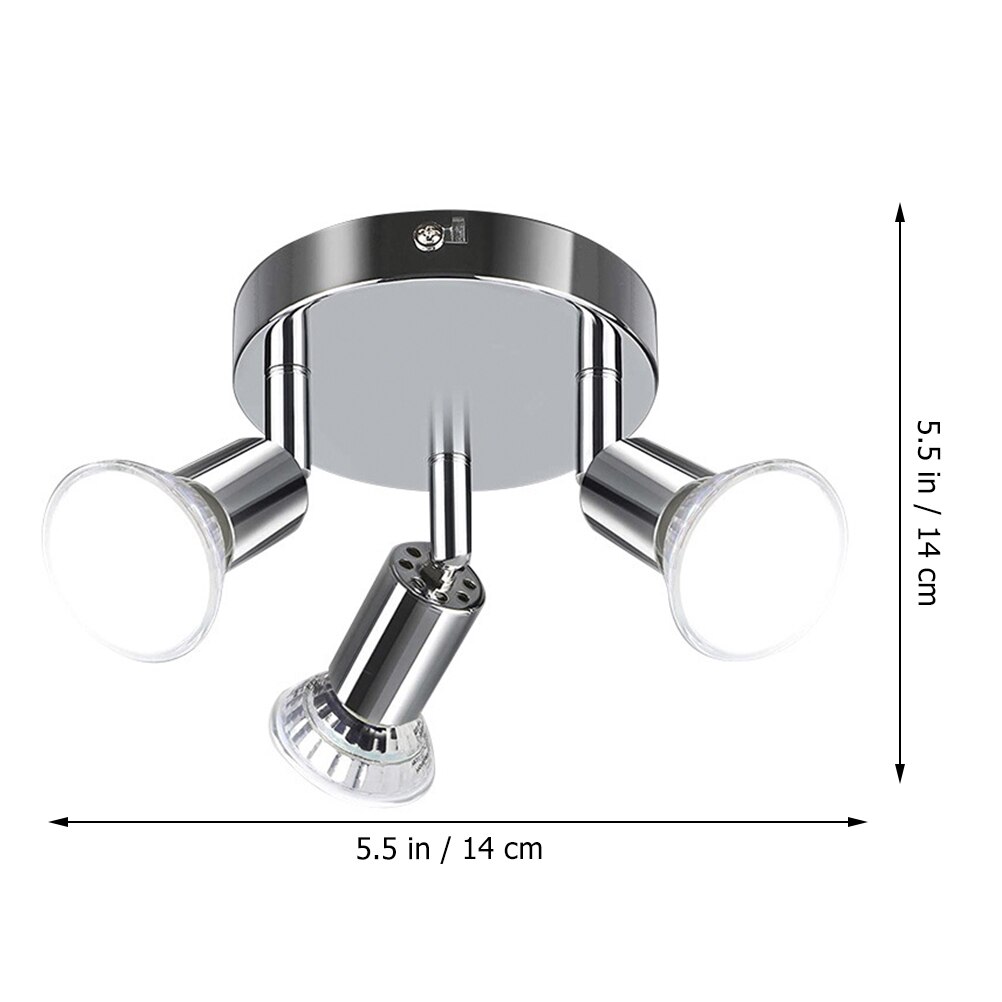 Light Fixture Ceiling Hanging Lighting 3-head Bedroom Hotel Living Room Lamp