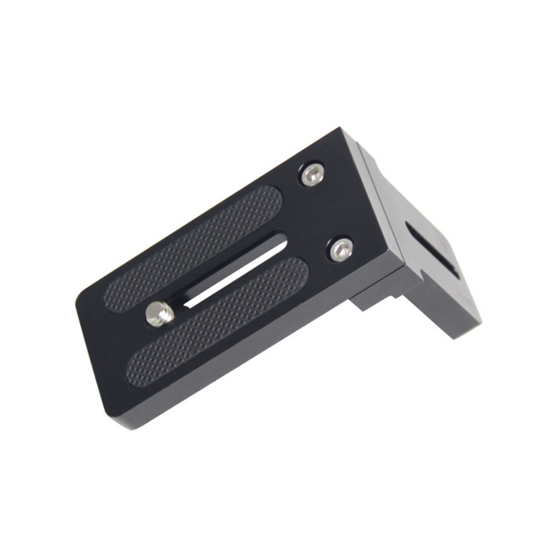 Aluminum Alloy 15mm Rail Rod Support System Baseplate 1/4" Quick Release Plate Mount for Follow Focus Mattebox DSLR Rig 5D2 5D3