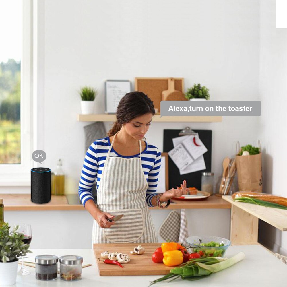 Wireless Smart Plug WiFi Sockets EU 16A Power Socket Remote Control Smart Timing Switch For Google Assistant /Alexa/Echo/ IFTTT