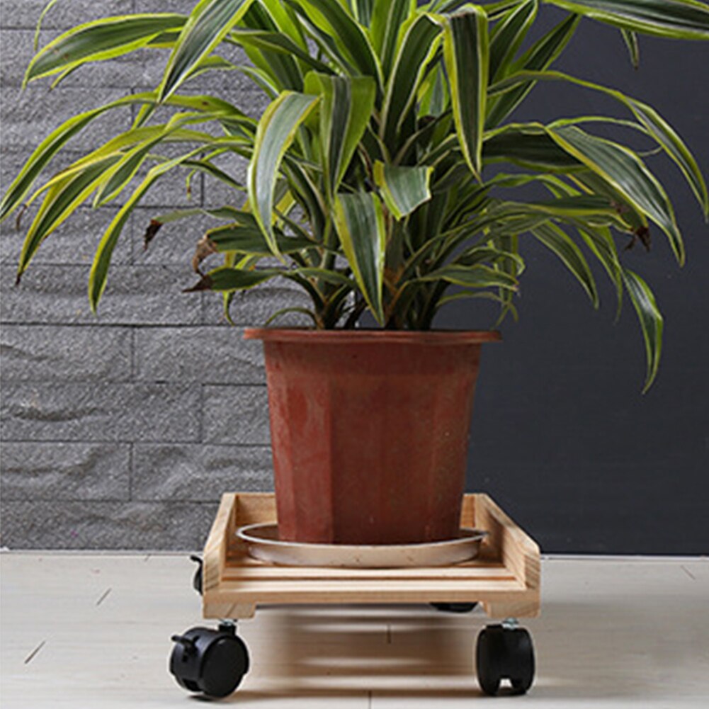 Office Wooden PC Tray CPU Stand Caster Moving Rolling Wheels Computer Desktop Tower Adjustable Heat Dissipation Case Holder