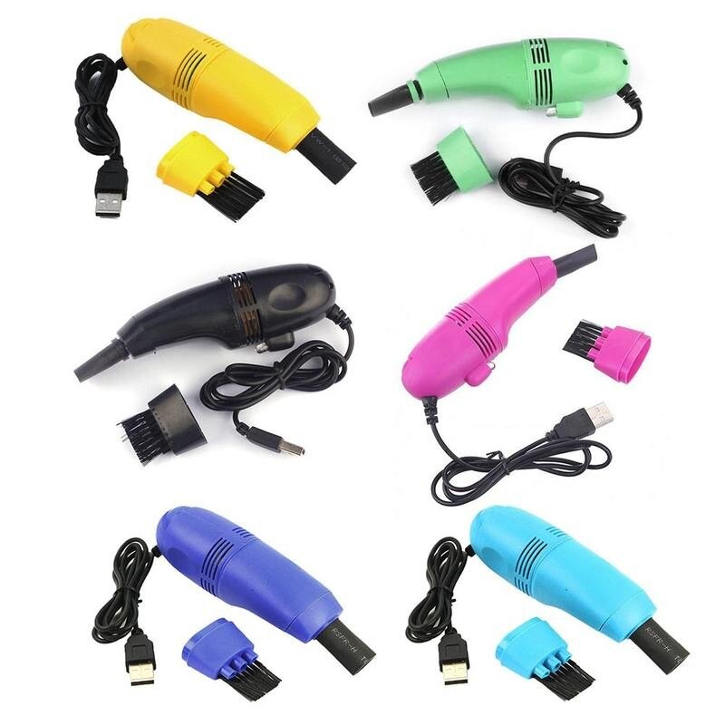 1p USB Keyboard Vacuum Cleaner PC Laptop Cleaner Computer Cleaning Kit Tool Remove Dust Brush Home Office Desk