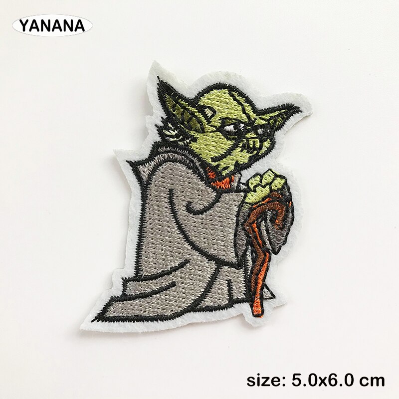 Alien hjelm stryge patches syning broderede applikationer til jakke tøj klistermærker badge diy tøj tilbehør