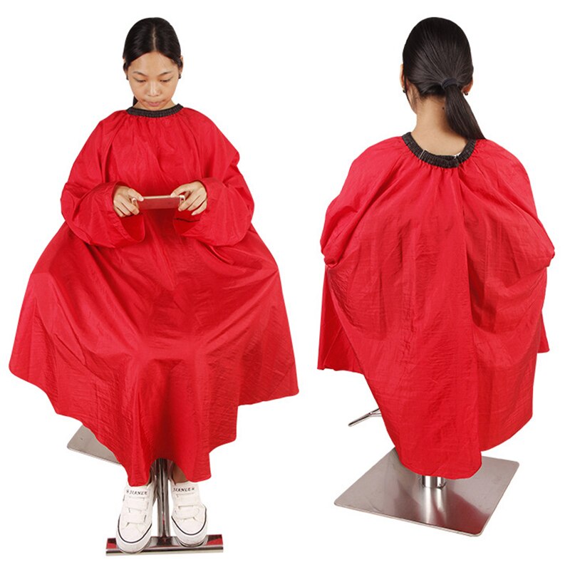 Waterdichte schorten met lange mouwen cape kappersdoek salon kappers kappers haar knippen kleuren cape parrucchier