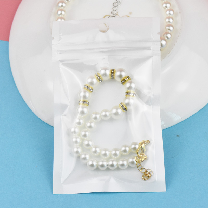Collier de Perles Scintillantes pour Petits Chiens et Chats, Bijoux en Strass, Accessoires Perforés pour Vêtements de Fille, Chihuahua SARL