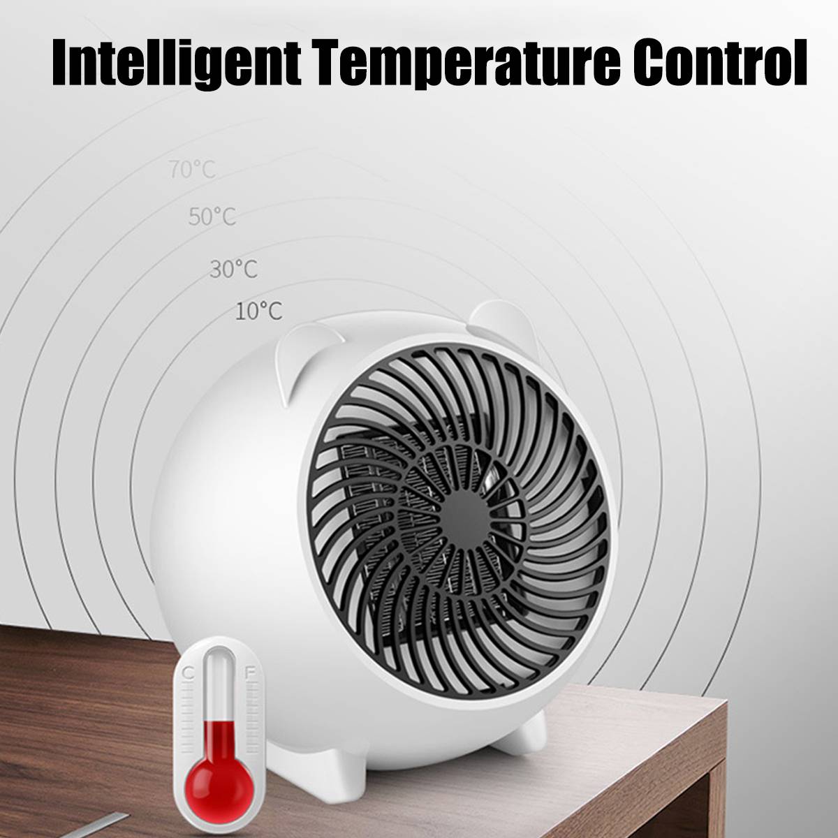 Electric Heaters Fan desktop Mini home office Fast Power save heater Portable Smart Warmer for Winter PTC Ceramic Heating fan