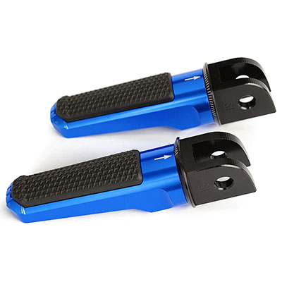 Piede Del motociclo di trasporto Pioli Anteriore Cavaliere Pedale per SUZUKI B-re DL250 V-STROM GSR 600 750 GSXR GSX-S 600 750 1000 SV650 SV650X: Blu