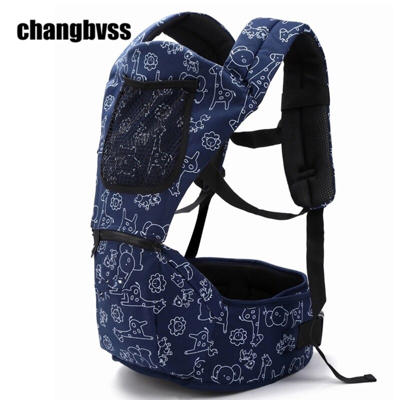 ! cartoon Dier Patroon Baby Rugzak Draagdoek Heupdrager, Baby Houder Voor 3 ~ 40 Maanden Kids, mochila portabebe