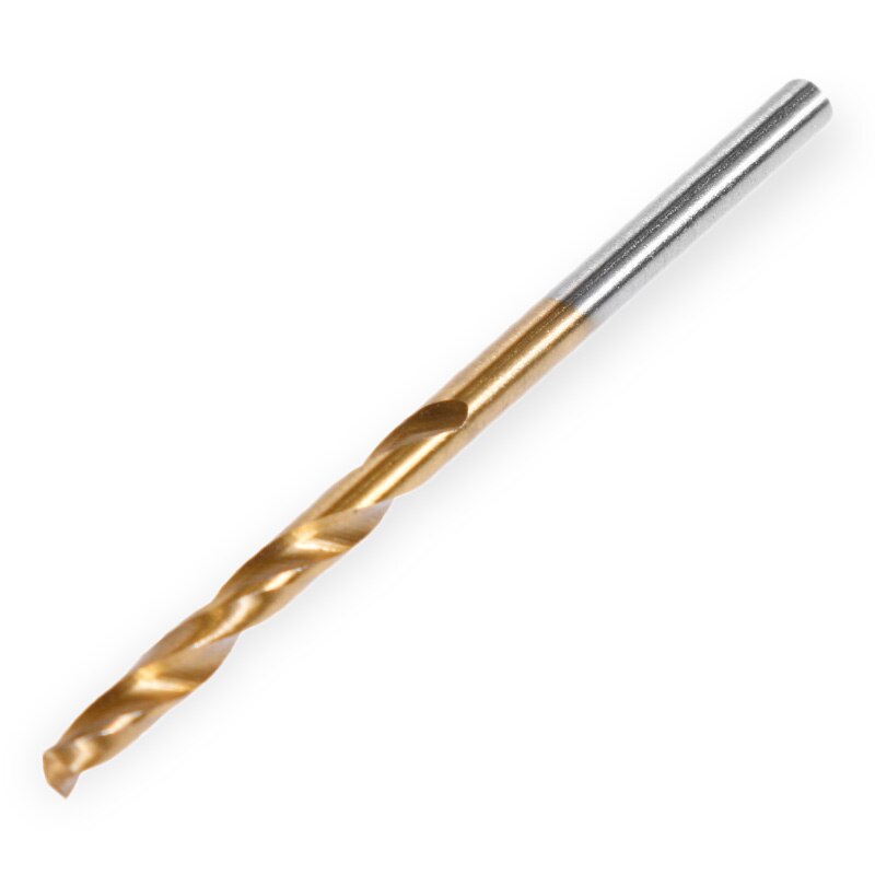 Oauee 50Pcs HSS High Speed Steel Drill Bits Set Titanium Coated Drill Bits Tool Power Tools 1/1.5/2/2.5/3mm