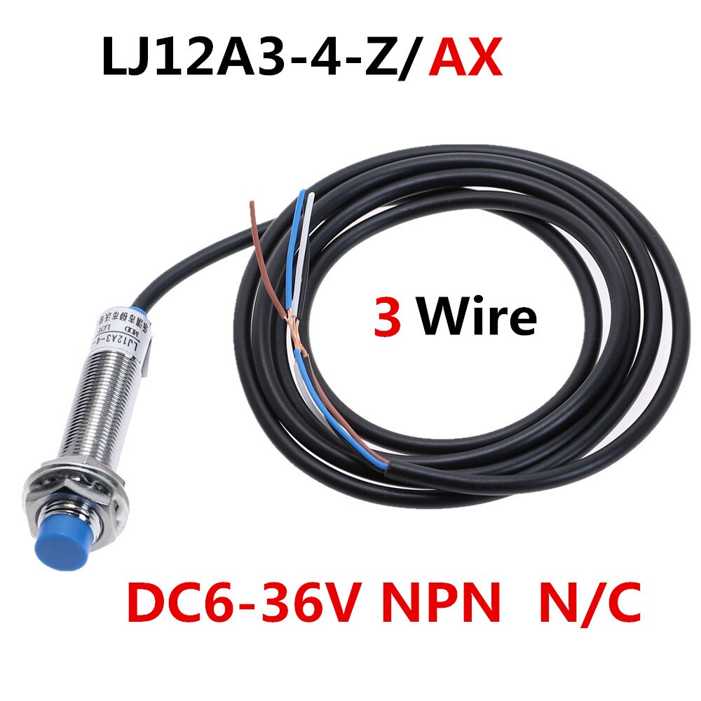 LJ12A3-4-Z/Bx/Ax/Cx/Door/Ay/Cy/Ex/Dx/Ez/dz Inductieve Proximity Sensor Switch Pnp Npn Dc 6V-36V M12: LJ12A3-4-ZAX