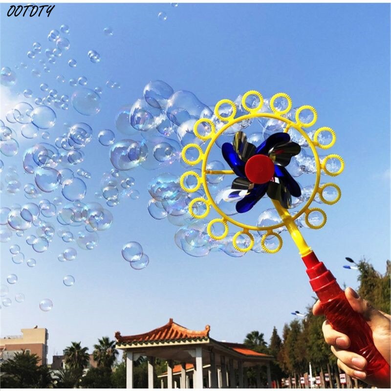 Windmill Bubble Stick Home Wedding Birthday Party Decorations Outdoor Fun Bubble Toy