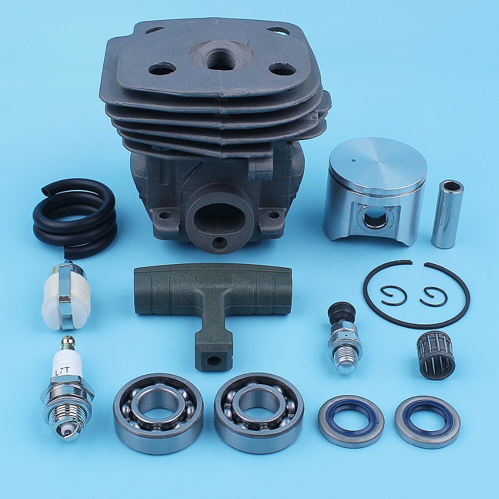 Nikasil belagt cylinderstemplesæt til husqvarna 357xp 357 xp 359 epa motorsav 537157302 537248502 krumtap kugleleje reservedele