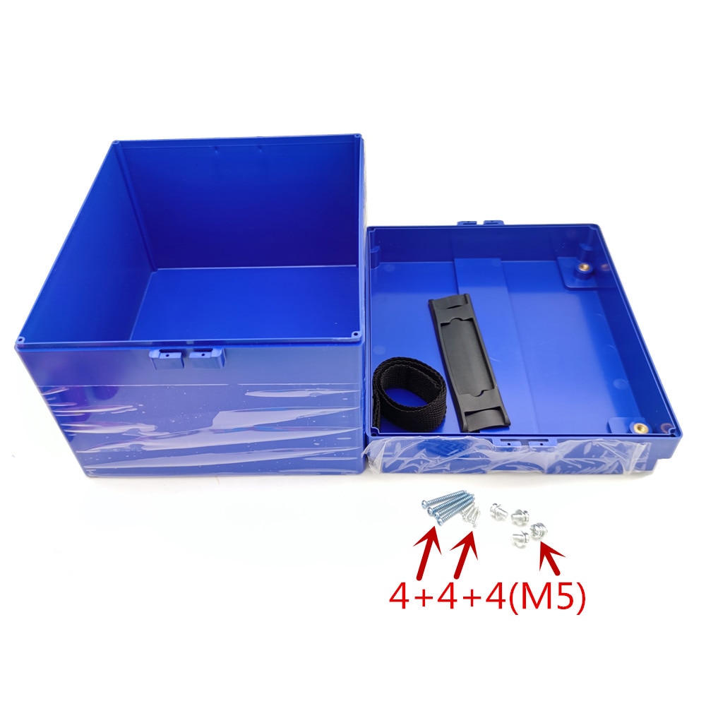 12V 24V 36V 48V 60V 20Ah 30Ah LiFePo4 LiMn2O4 LiCoO2 Battery Stroage Box 21700 32650 Plastic Case For Electric Motorcycle Ebike