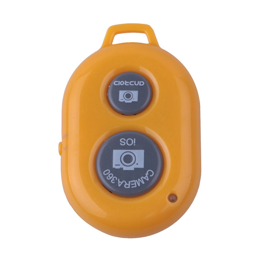 Elistooop kabellos Kamera Kontrolle selbstauslöser Auslöser Mini Clever Bluetooth Fernauslöser Für Android IOS Smartphone: Gelb