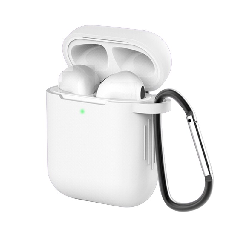 Funda de silicona blanda TPU para accesorios para Airpods, funda protectora, funda Ultra delgada a prueba de golpes para Airpods de Apple: 01