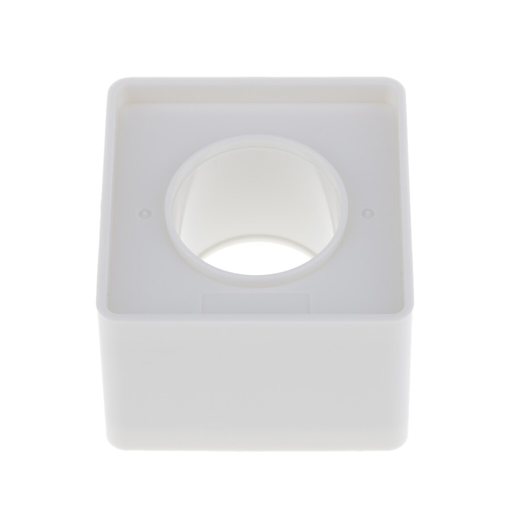 39mm Hole Mic Microphone Interview Square Flag Station Mark White ABS Square Microphone Station