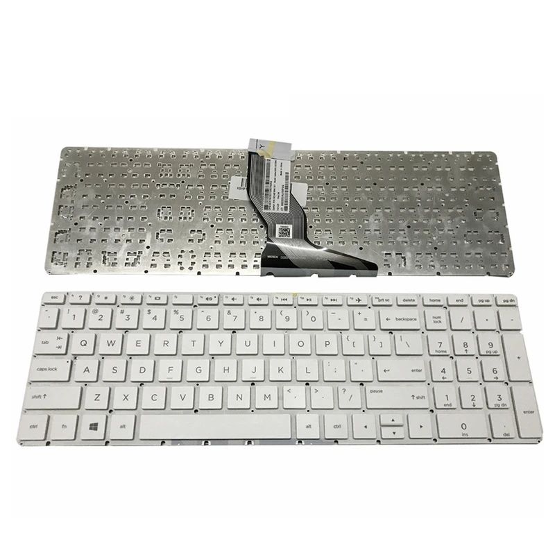 uns NEUE Laptop-Tastatur für HP 15s-eq 15s-er 15s-fr 15s-fq 15-dy 15-EF 15T-BR 15g-br 15g-bx Tastatur Englisch Weiße Farbe: Weiß