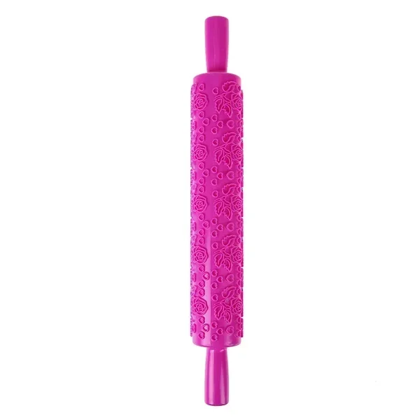Roller Kuchen Dekorieren Geprägte Nudelhölzer Strukturierte Antihaft Fondant Gebäck Icing Ton Teig Roller Küche Backen Werkzeuge: MULTI