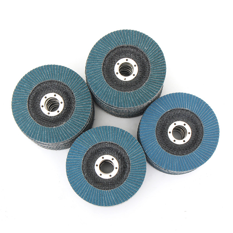 10 Stuks 5 "125 Mm Haakse Slijper Schuurschijven 40/60/80/120 Grit Slijpschijf Flap Schijven Metaal Plastic Hout Verwijderen Schuurgereedschap