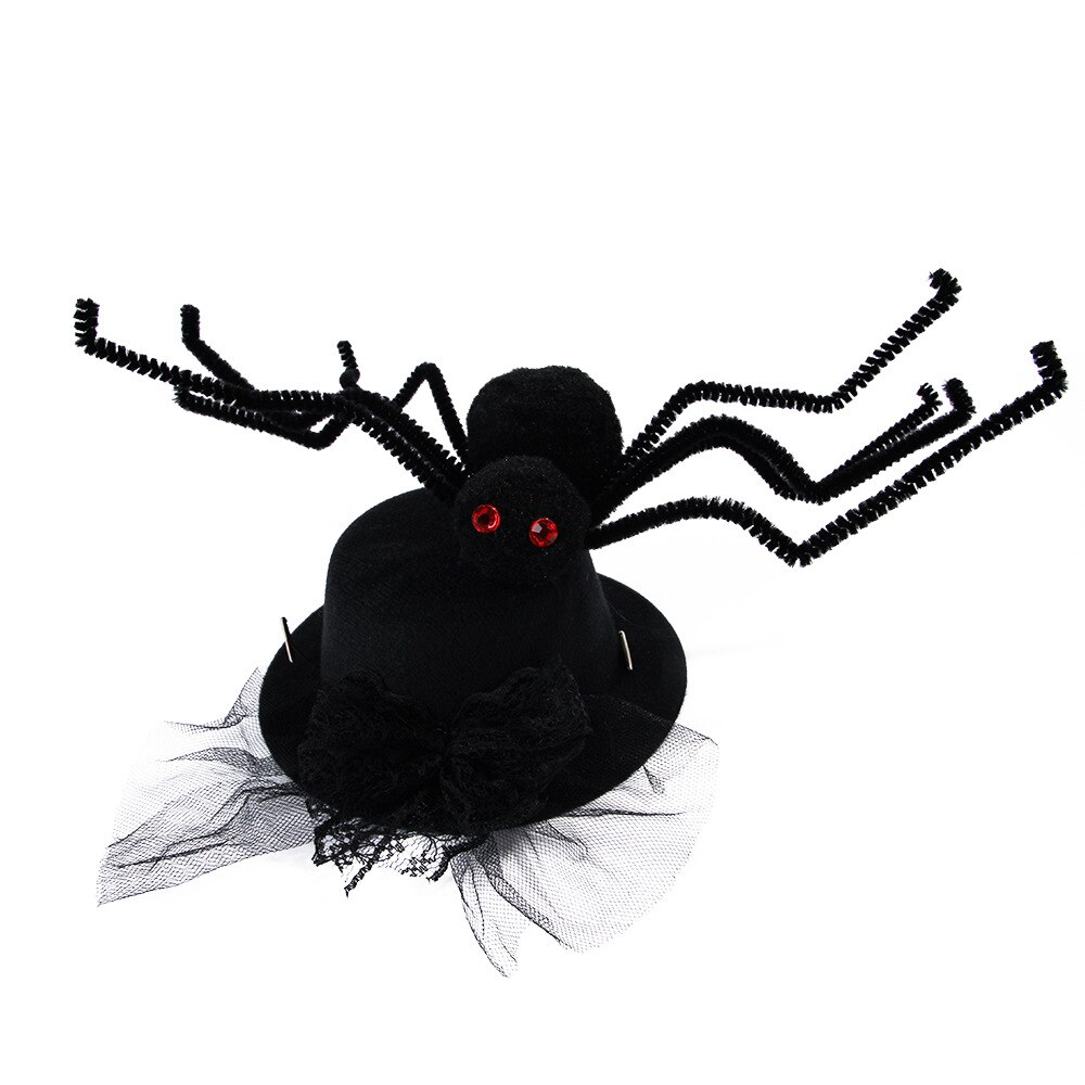 Halloween/Kerst Pet Hoed Huisdieren Kostuum Accessoires Festival voor Kleine Puppy Kat Hond Spider/Captain/Sailor /piraat/Pilot: Spider