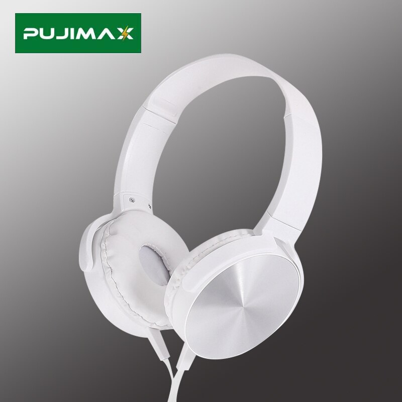 PUJIMAX Game słuchawki z mikrofonem Audio Stereo redukcja szumów na ucho przewodowy zestaw słuchawkowy 3.5mm do komputera Tablet z funkcją telefonu Laptop Music