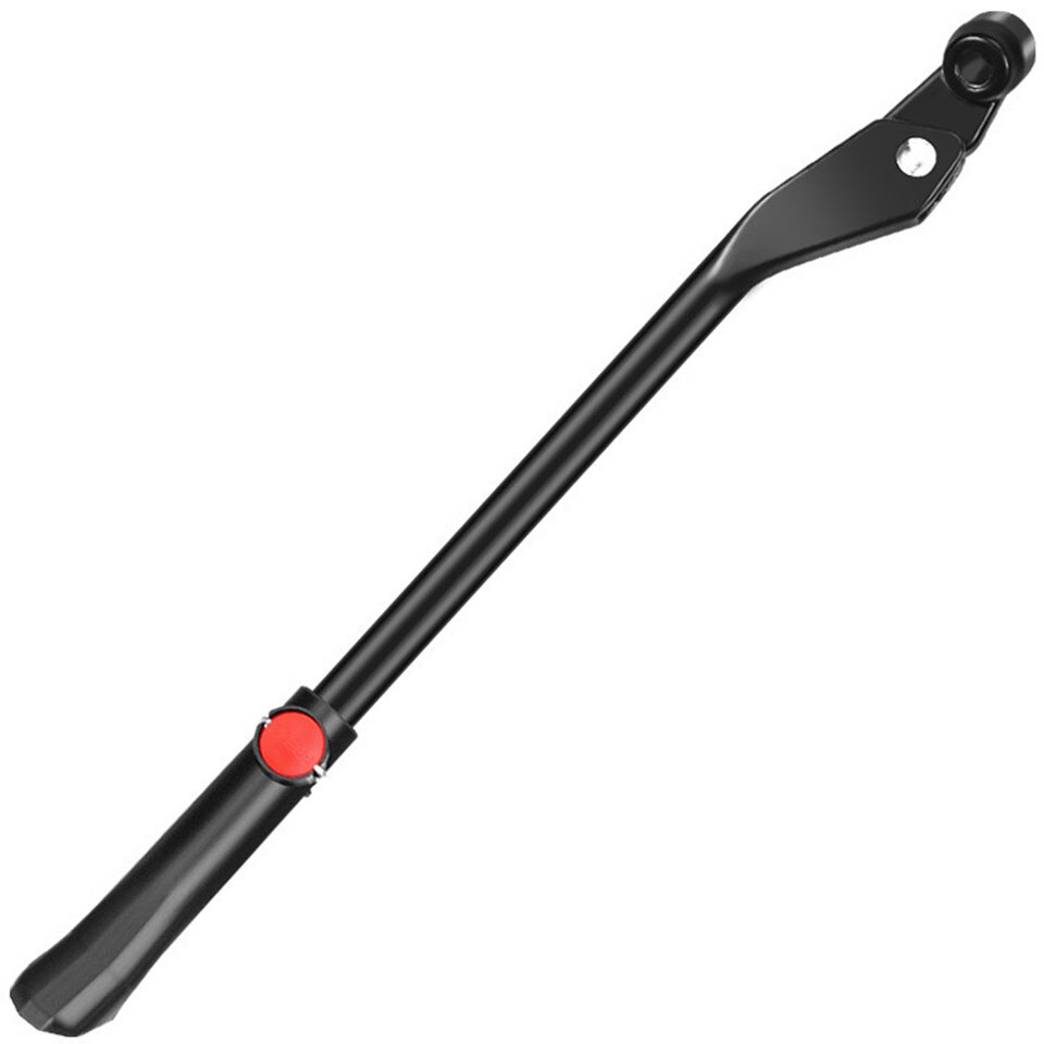 Justerbar sykkel kickstand 22- 29 tommers landeveissykkel parkeringsstativ lett terrengsykkel sykkelstøtte stativ: misligholde tittel