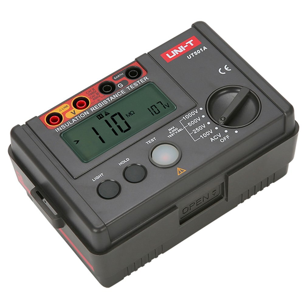 UT501A Insulation Resistance Meter Earth Voltage Meter Megohmmeter Voltmeter Insulation Resistance Tester