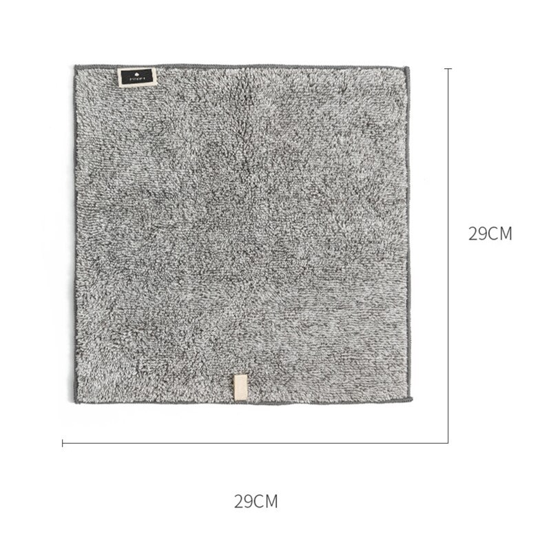 3 Stks/set Doekjes Anti-Vet Krachtige Decontaminatie Makkelijk Schoon Bamboe Houtskool Absorberende Doek Voor Keuken Accessoires