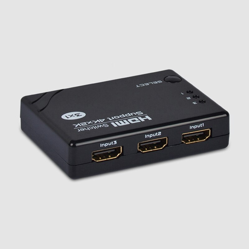 -FJGEAR 4K Hdmi Switch 3 Poorten Video Hdmi Switcher Splitter Box Hub 3 In 1 Out Met Ir Afstandsbediening controller Voor PS4