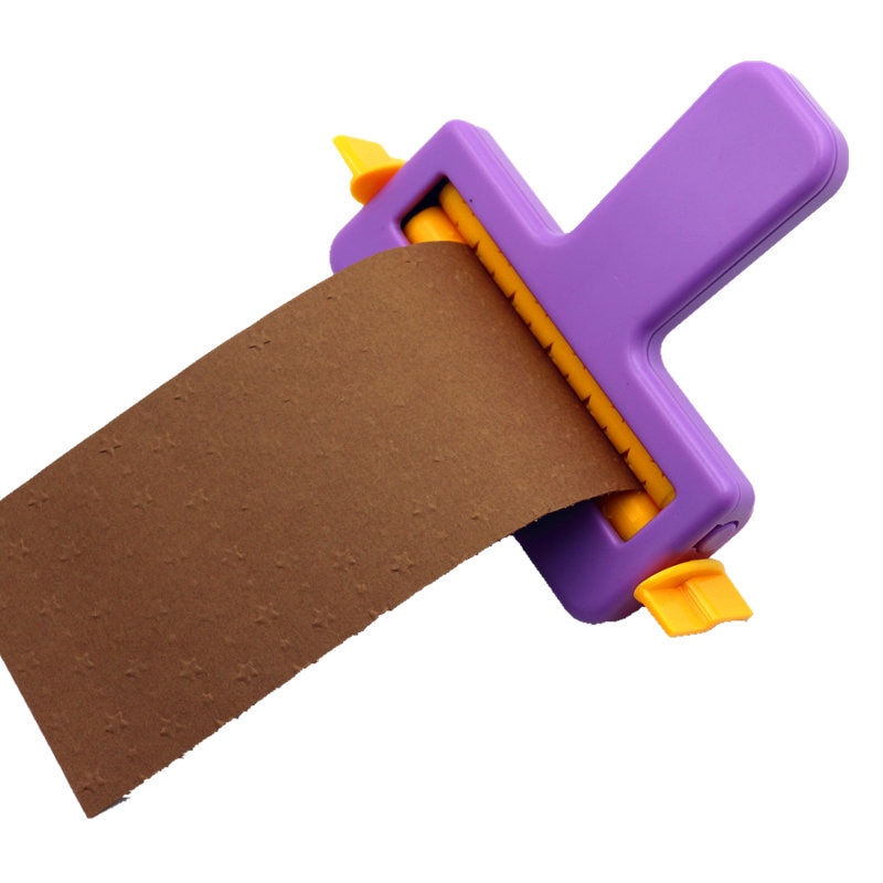 Fancy diy håndværktøj papir prægemaskine håndværk prægning til papir scrapbooking skole baby  yh49