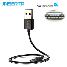 JINSERTA Auto Bluetooth Adapter Ontvanger Draadloze Muziek 3.5mm AUX Jack Audio Receptor USB Mini Bluetooth voor Auto Speaker Stereo