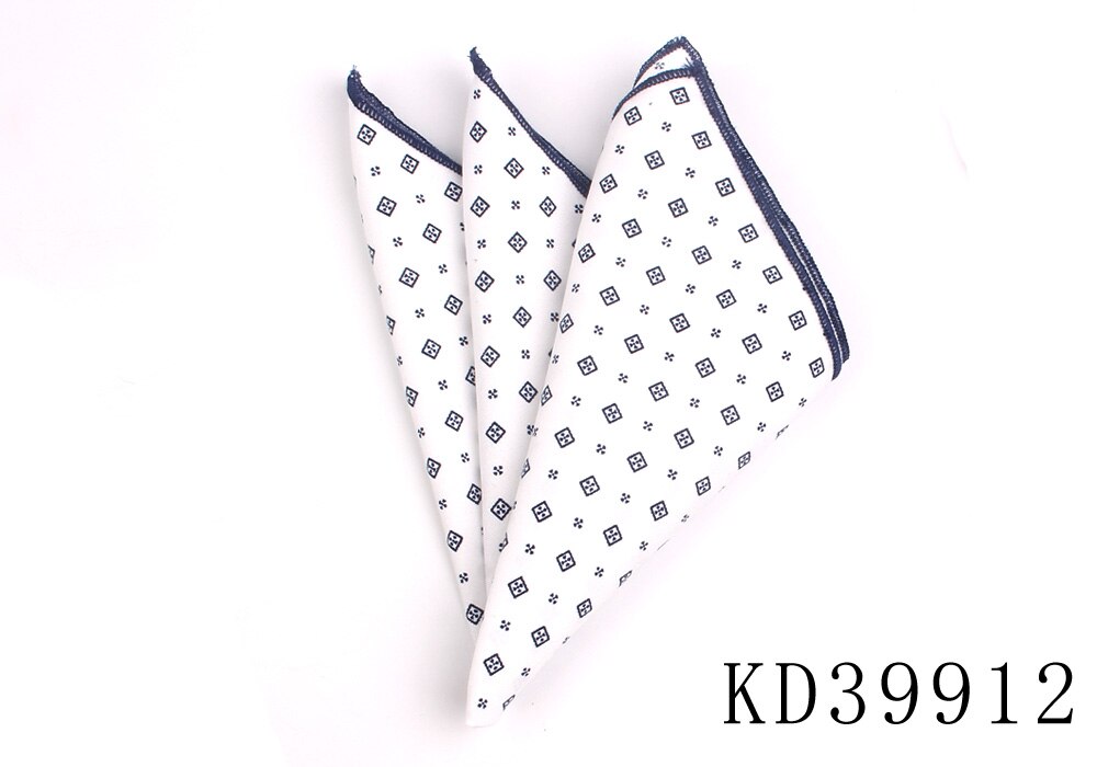 Costumes poche carré pour hommes femmes poitrine serviette Hanky messieurs Hankies hommes costume mouchoir géométrique coton poche serviette: KD39912