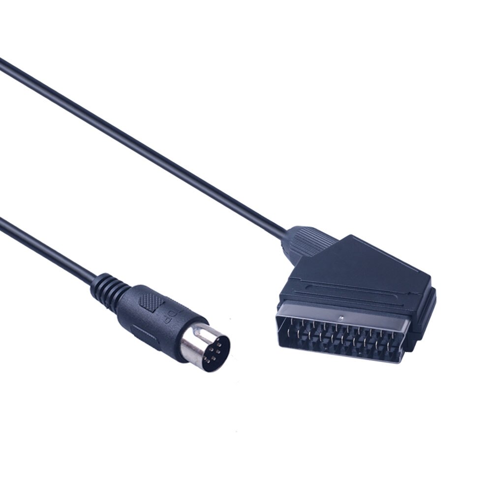 1.8M V-pin Scart cable Scart For Sega Megadrive 1 Genesis 1 Master System 1 RGB AV Scart Cable