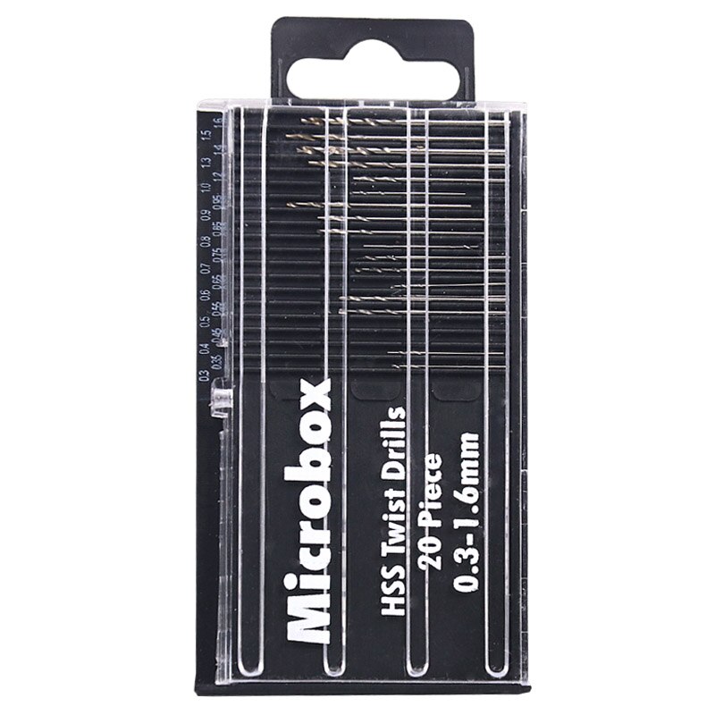 10 Pcs Twist Boor Hand Tool Handboor Mini Kleine Hand Grip Timmerman Chuck: 20pcs Hss 4241